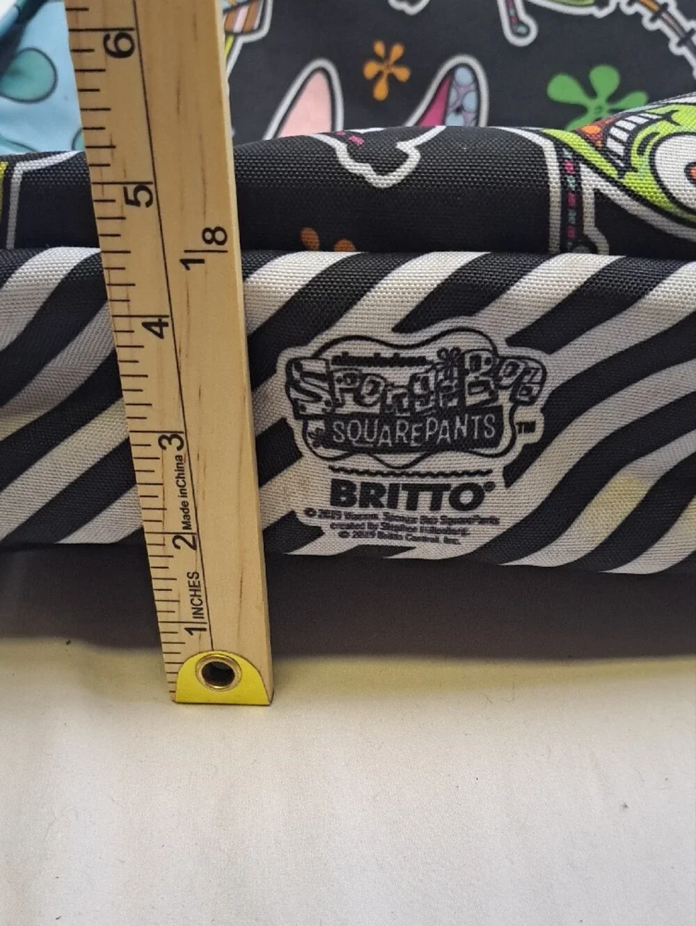 SpongeBob Square Pants x Romero Britto Pop Art Backpack Colorful